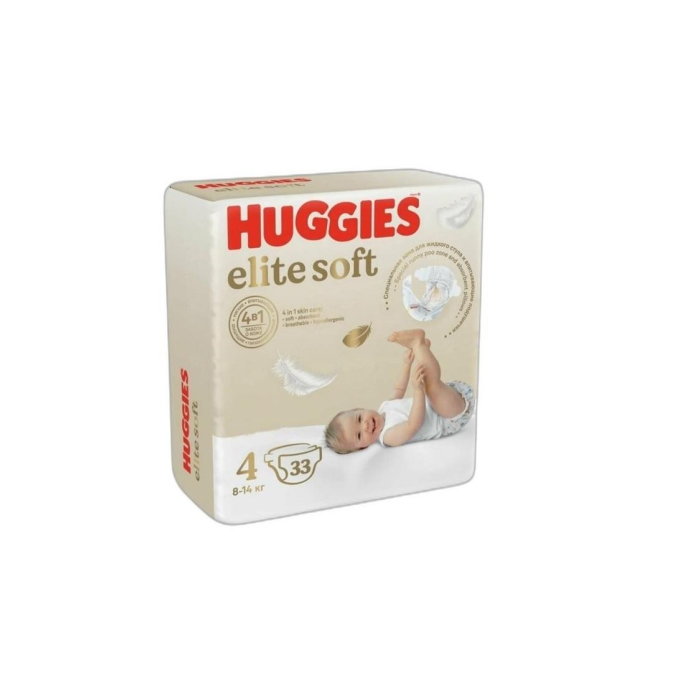 HUGGIES ELITE SOF  4 19 ШТ