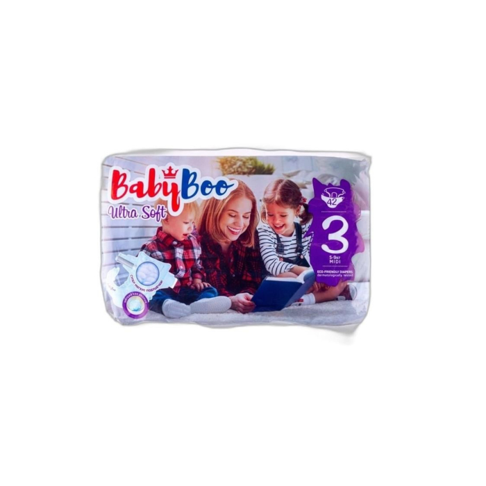 PAMPERS BABYBOO ULTRA SOFT 3 42ШТ