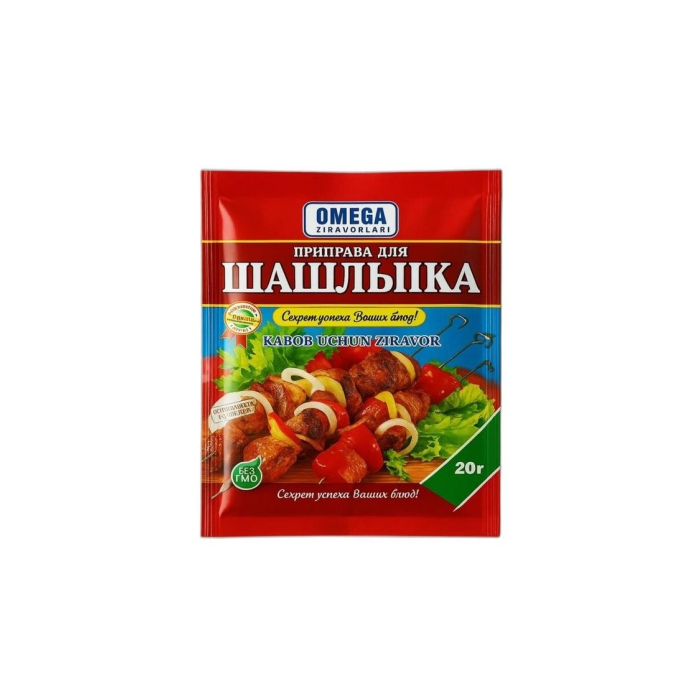 ПРИПРАВА OMEGA ШАШЛЫК 20 Г