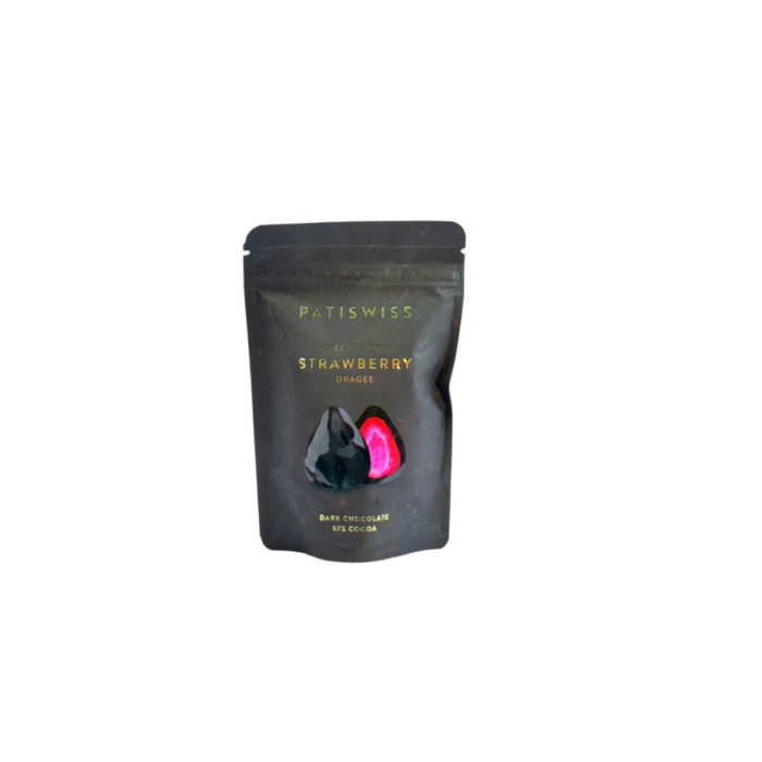 PATISWISS DARK CHOCOLATE С КЛУБНИКОЙ 80ГР