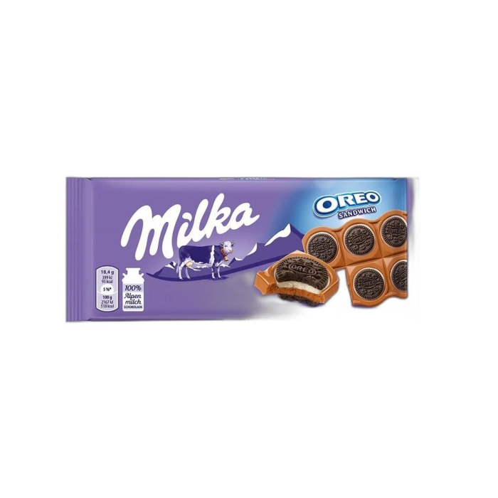 ШОКОЛАД MILKA OREO 92 ГР
