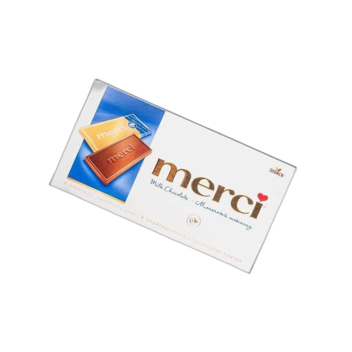 MERCI 100 ГР МОЛОЧНЫЙ ШОКОЛАД
