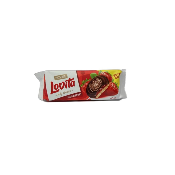 ПЕЧЕНЬЕ LOVITA JELLY COOKIES КЛУБН 135ГР
