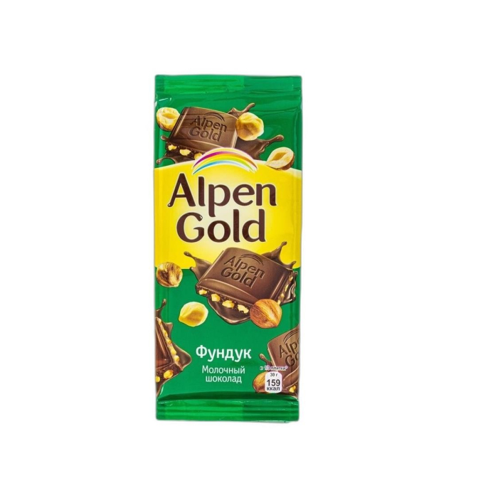 ШОК ALPEN GOLD ФУНДУК 85ГР