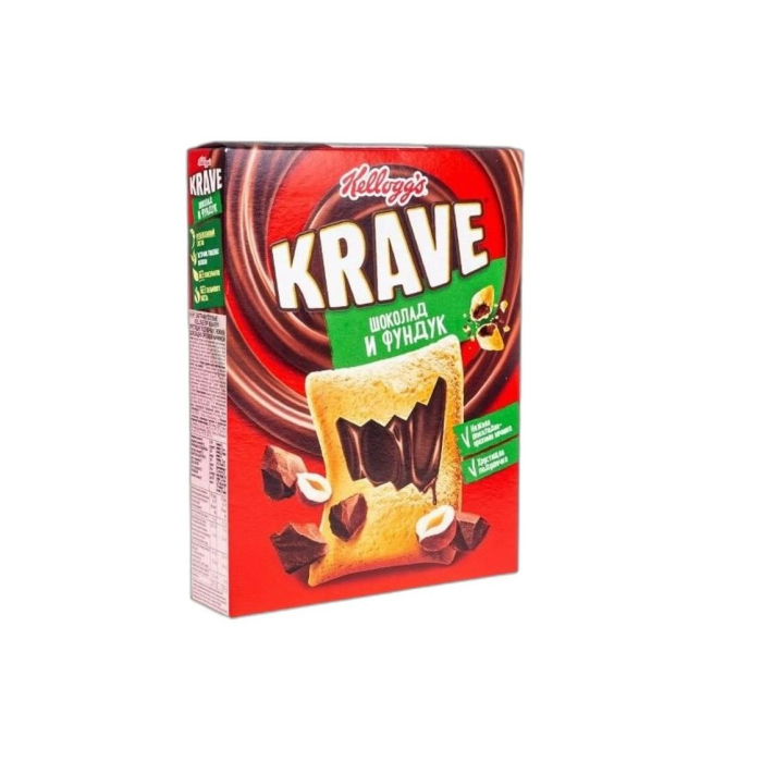 KELLOGGS KRAVE ШОК И ФУНДУК 220 ГР