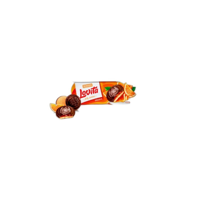 ПЕЧЕНЬЕ LOVITA COOKIES АПЕЛЬСИН 135ГР