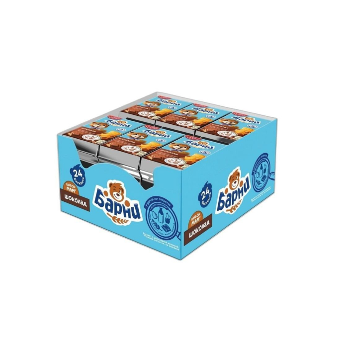 БИСКВИТ БАРНИ ШОКОЛАДНЫЙ 24*30 ГР