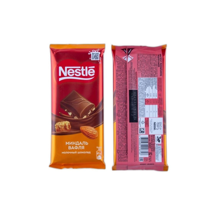 ШОК NESTLE МИНДАЛЬ ВАФЛЯ  82Г