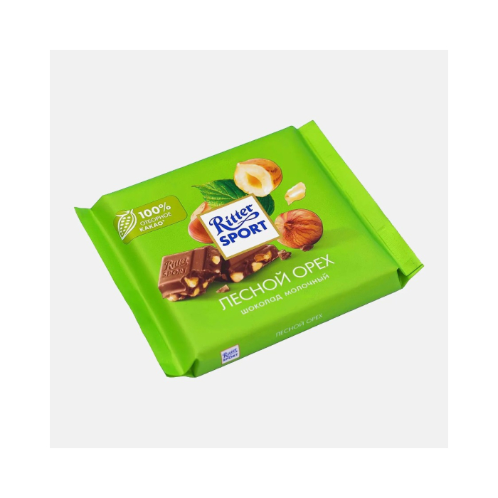 RITTER SPORT 100Г ЛЕСНОЙ ОРЕХ