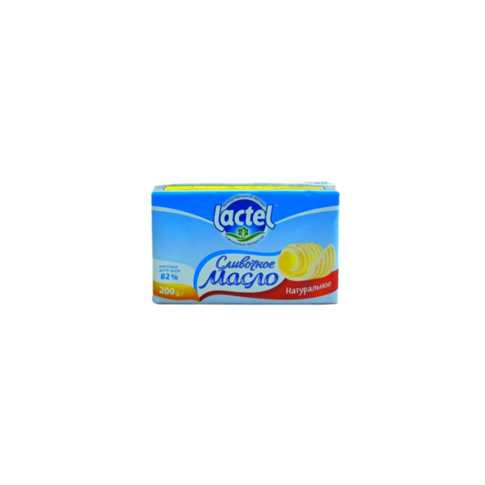 СЛИВ. МАСЛО LACTEL 82.5% 200 ГР