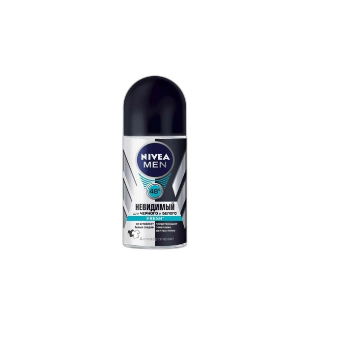 АНТИПЕРСПИРАНТ NIVEA MEN ҚАРА ЖӘНЕ АҚ FRESH 50 ML