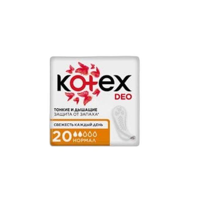 ЕЖЕДНЕВКИ KOTEX ЕЖЕДНЕВЫЕ DEO  20 ШТ