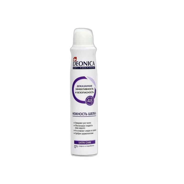 АНТИПЕРСПИРАНТ DEONICA НЕЖНОСТЬ ШЕЛКА 200 ML
