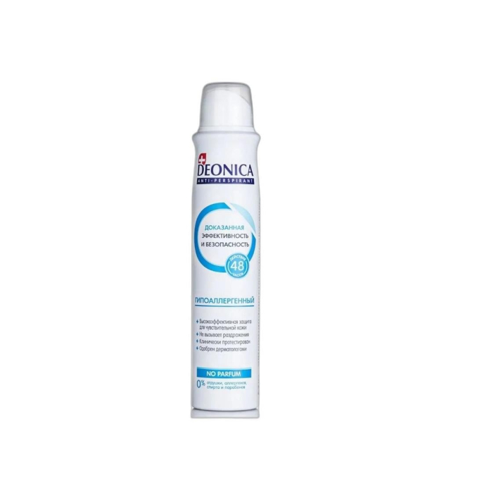 АНТИПЕРСПИРАНТ DEONICA ГИПОАЛЛЕРГЕНДІ 200 ML