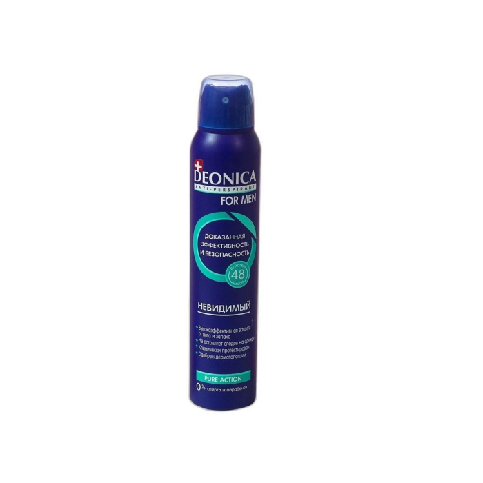 АНТИПЕРСПИРАНТ DEONICA FOR MEN НЕВИДМЫЙ  200 ML