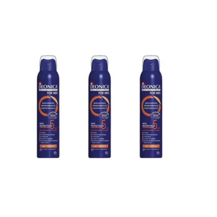 АНТИПЕРСПИРАНТ DEONICA FOR MEN MAX 5 PRO  200 ML