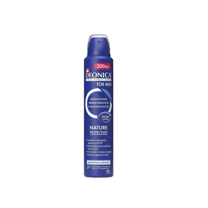 АНТИПЕРСПИРАНТ DEONICA FOR MEN NATURE PROTECTION   200 ML
