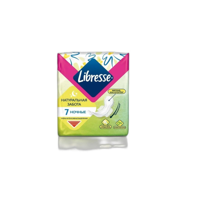 ПРОКЛАДКИ LIBRESSE 7 ШТ НАТУРАЛЬНАЯ РАБОТА