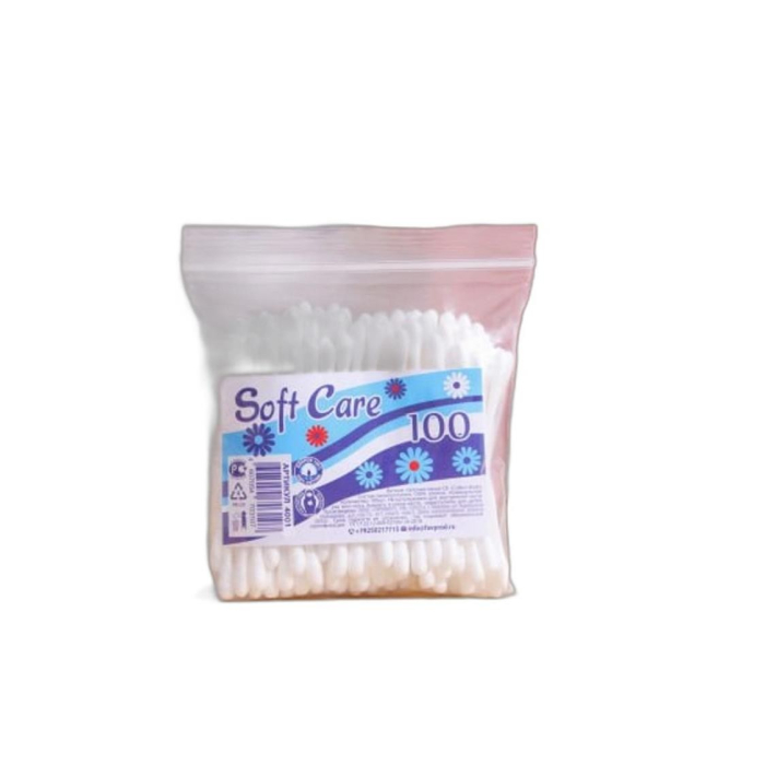 УХОЧИСТКА SOFT CARE КВАДРАТ 100 ШТ