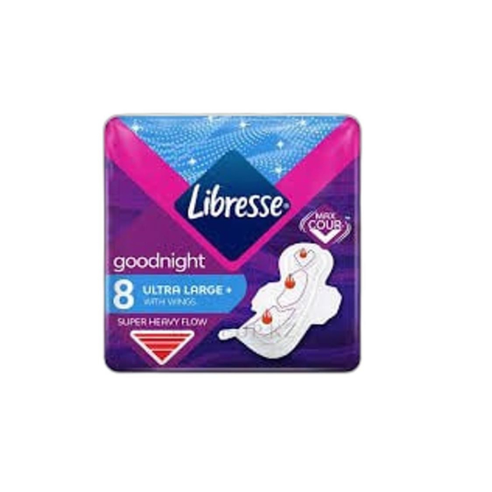 ПРОКЛАДКИ LIBRESSE NIGHT ULTRA X LARGE   8 ШТ