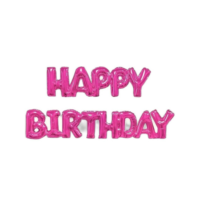 ФОЛЬГА HAPPY BIRTHDAY ШТ