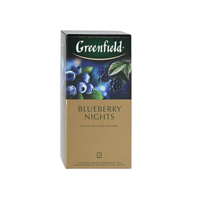 ЧАЙ GREENFIELD BLUEBERRY NIGHTS 37.5 ГР