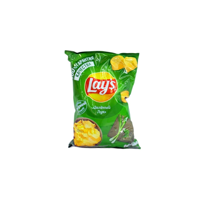 ЧИПСЫ LAYS ЗЕЛЁННЫЙ ЛУК 140ГР