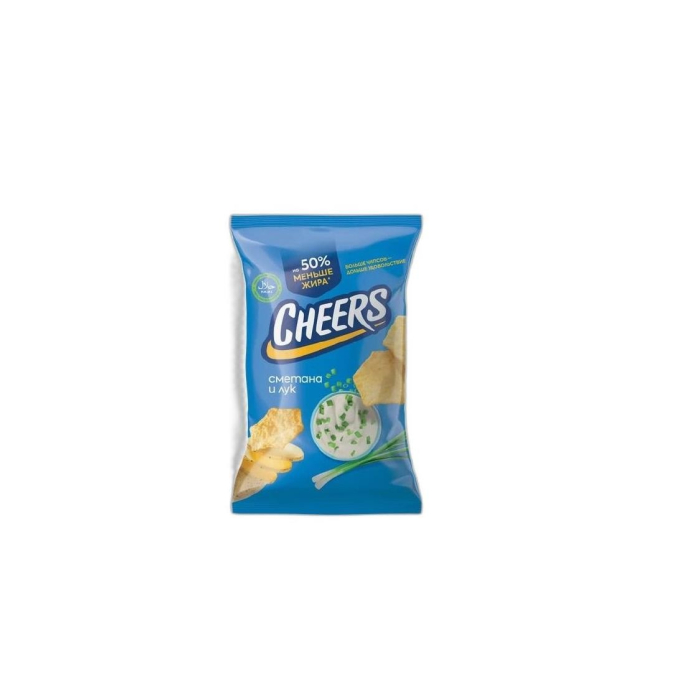 ЧИПСЫ SHEERS СМЕТАНА И ЛУК 130ГР