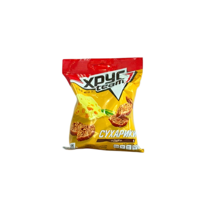 СУХАРИКИ ХРУСTEAM СЫР 60 ГР