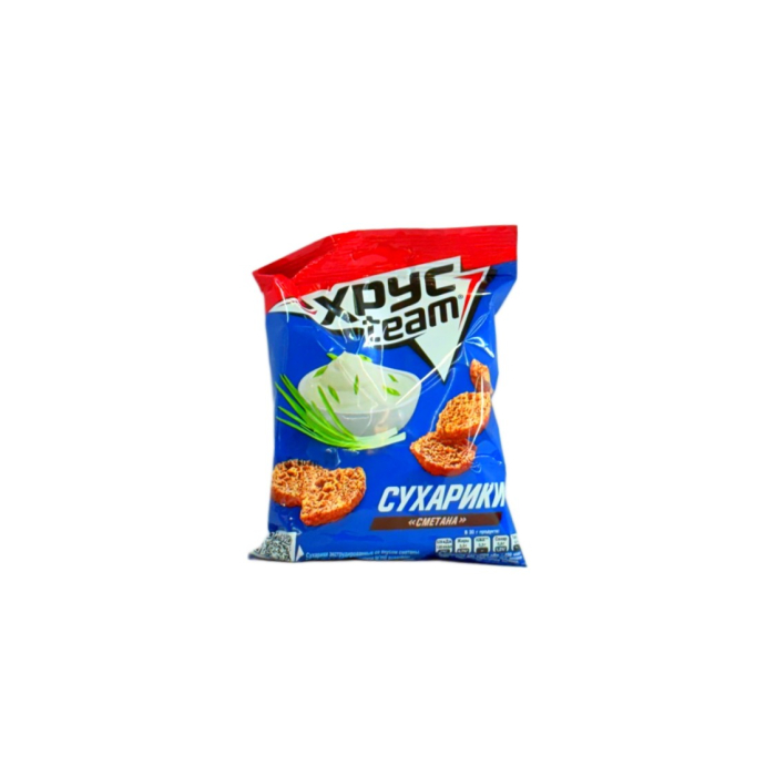 СУХАРИКИ ХРУСTEAM СМЕТАНА 60 ГР