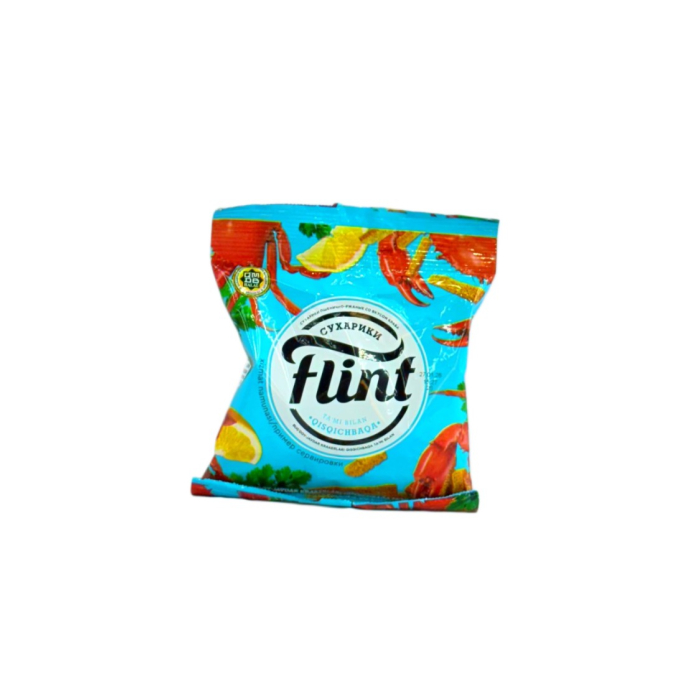 СУХАРИКИ FLINT КРАБ 60ГР