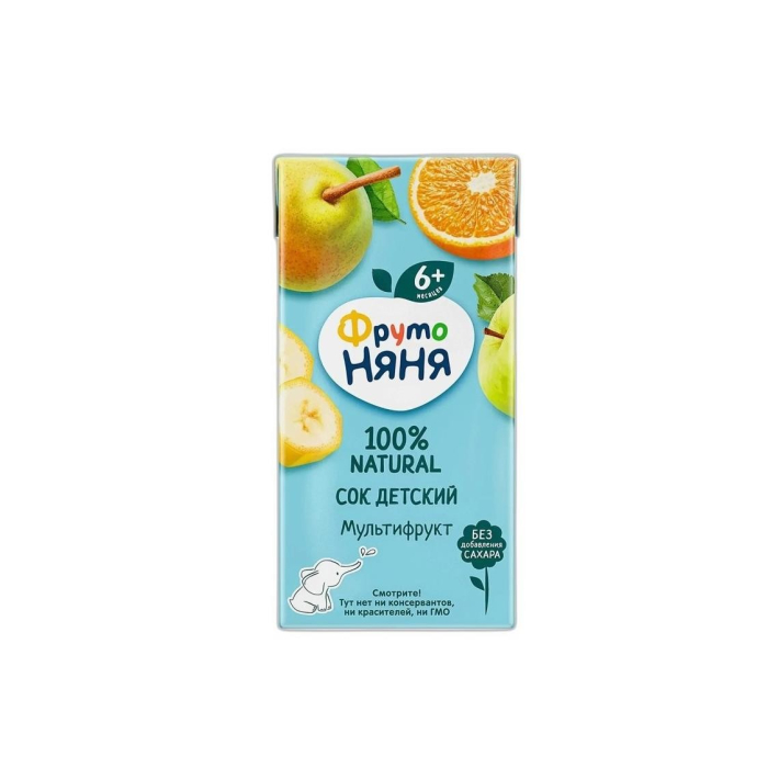 СОК ФРУТО НЯНЯ МУЛЬТИФРУКТ 0,2 Л