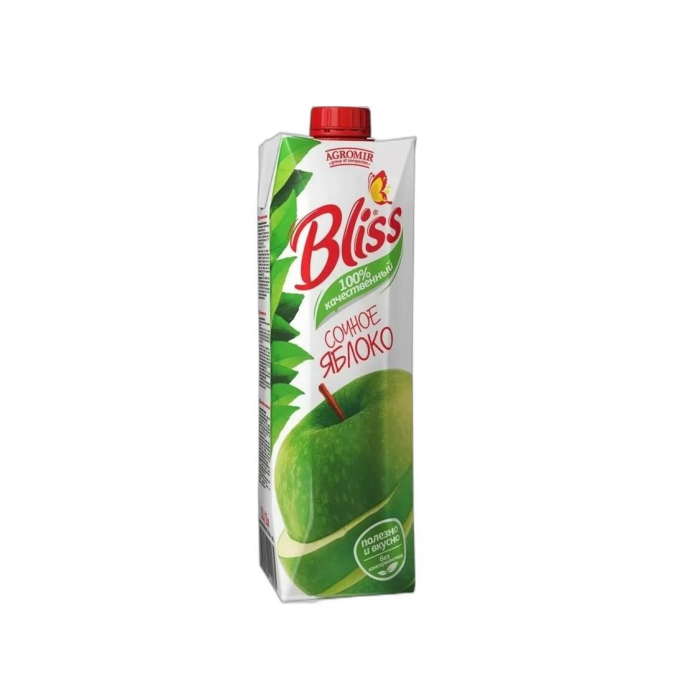 СОК BLISS ЗЕЛ ЯБЛОКО 1Л