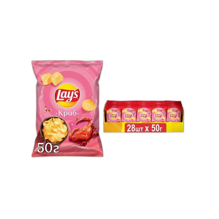 LAYS КРАБ 50 ГР