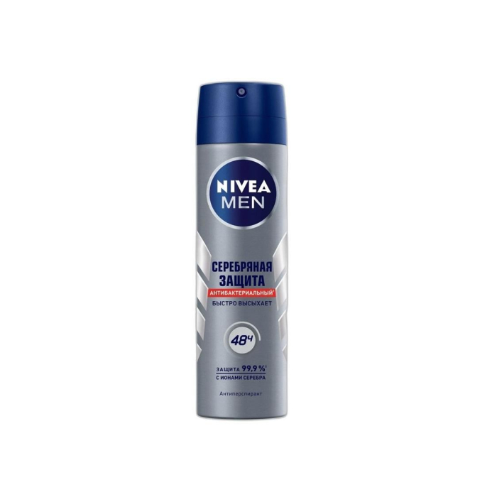 ДЕЗОДОРАНТ NIVEA MEN СЕРЕБРЕНН  150 ML