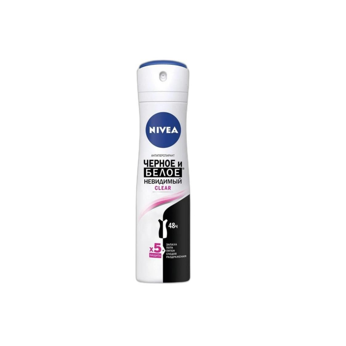 ДЕЗОДОРАНТ NIVEA ҚАРА Б CLEAR 150 ML