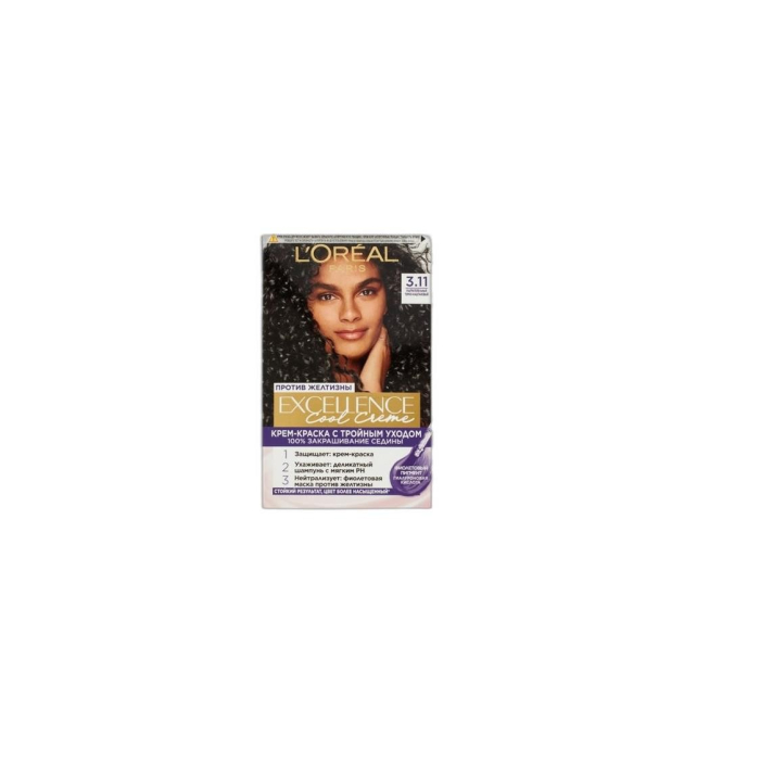 КРАСКА LOREAL EXCELLENCE 3,11 УЛЬТ/Й ТЕМНО КАШТАНОВЫЙ