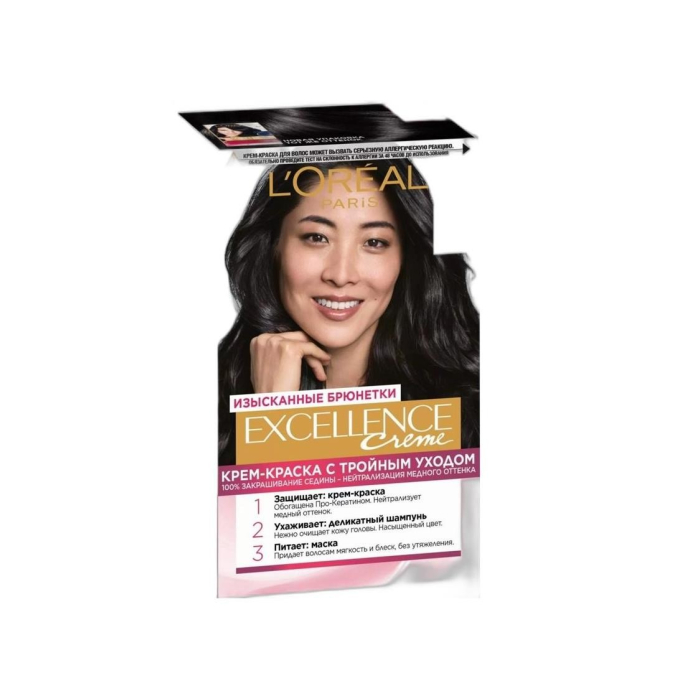 КРАСКА LOREAL EXCELLENCE №1 ЧЁРНЫЙ