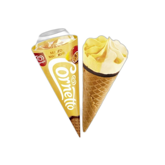МОРОЖ CORNETTO RICH GOLD PINEAPPLE 74GR