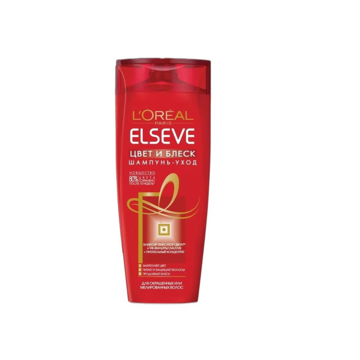 ШАМПУНЬ ELSEVE ЦВЕТ И БЛЕСК 250 МЛ