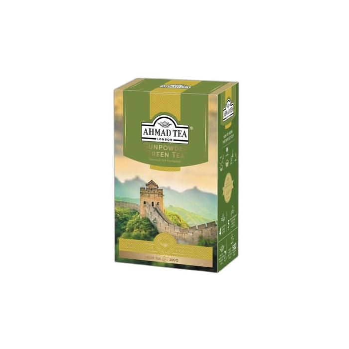 ЧАЙ AHMAD TEA GUNPODER 100ГР