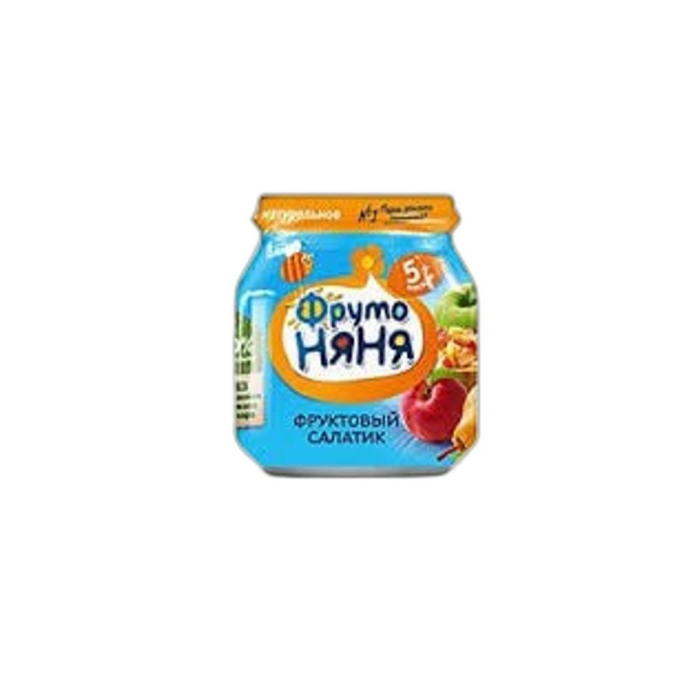 ПЮРЕ ФРУТО НЯНЯ ФРУКТОВЫЙ САЛАТИК 100ГР