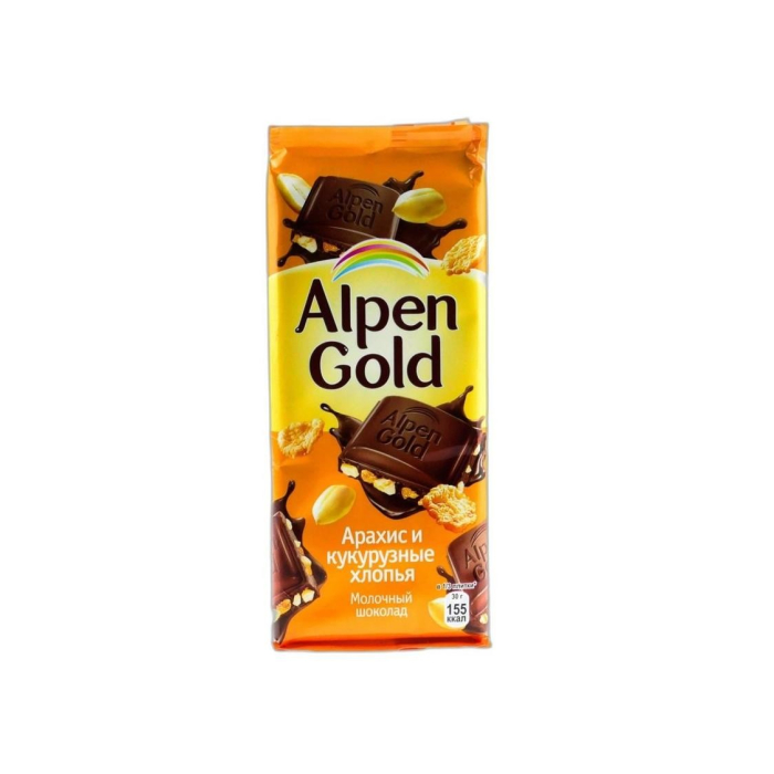 ШОК ALPEN GOLD АРАХИС ИХЛОПЬЯ