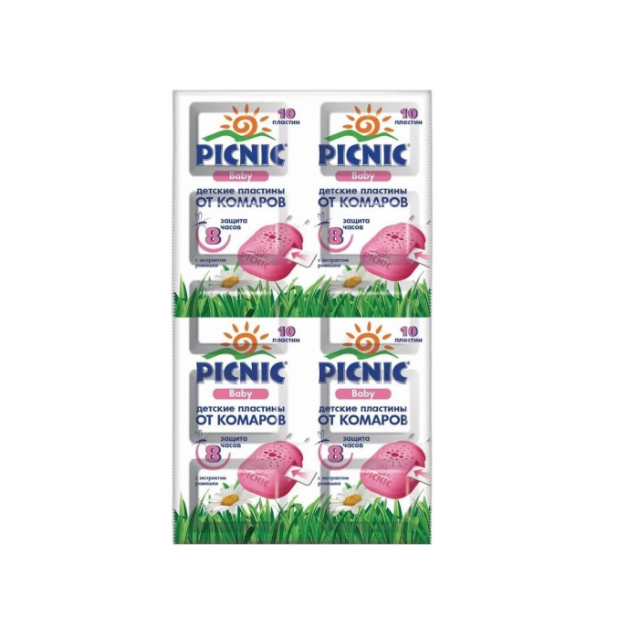 PICNIC BABY ПЛАСТИНЫ ОТ КОМАРОВ ШТ