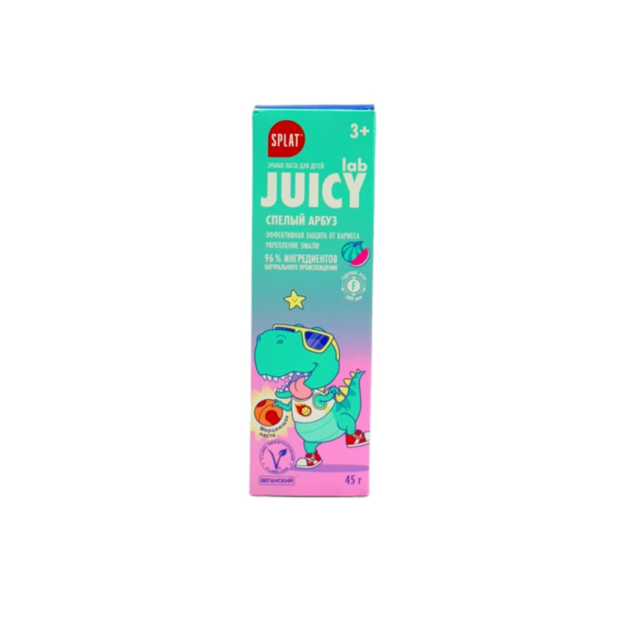 ДЕТСКАЯ ЗУБ.ПАСТА JUICY АРБУЗ/ВИНОГ 45ГР
