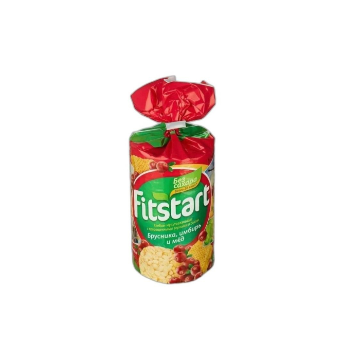 ХЛЕБЦЫ FITSTART БРУСНИКА, ИМБИРЬ И МЕД
