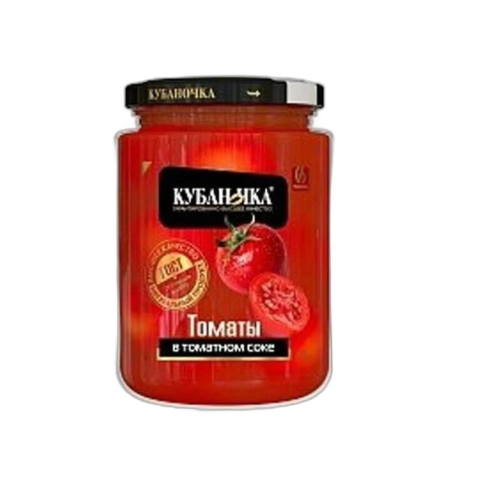 КУБАНОЧКА ТОМАТЫ В ТОМАТНОМ СОКЕ 720ГР