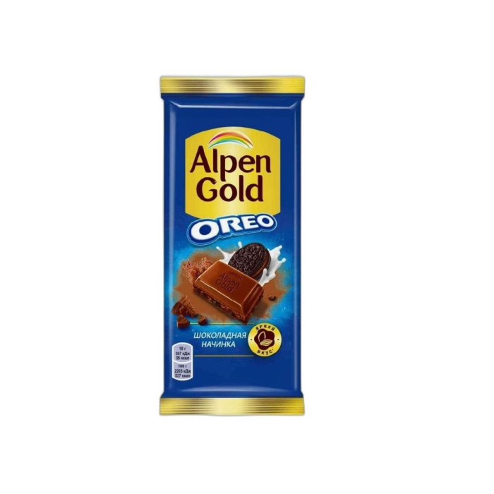 ШОК ALPEN GOLD OREO ДВА ШОК 85ГР