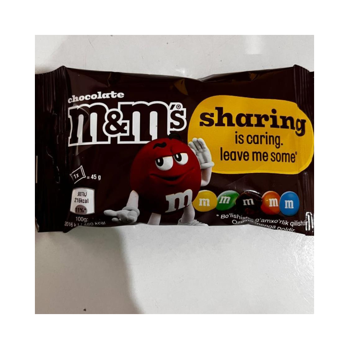 M & M ШОКОЛАД 45 ГР