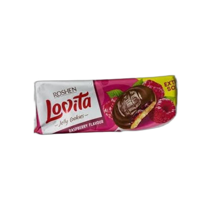 ROSHEN LOVITA JELLY COOKIES МАЛИНА 135 ГР